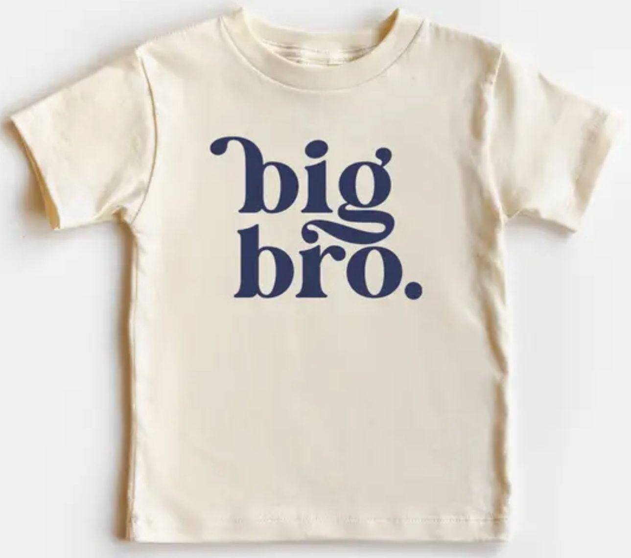 Big Bro T-Shirt New, Color: Cream, Size: 2