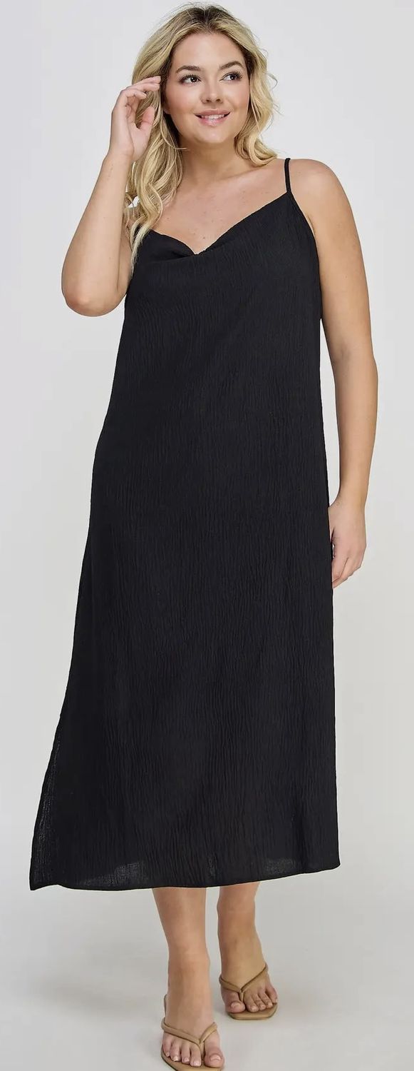 CeCe Dress, Color: Black, Size: 1X