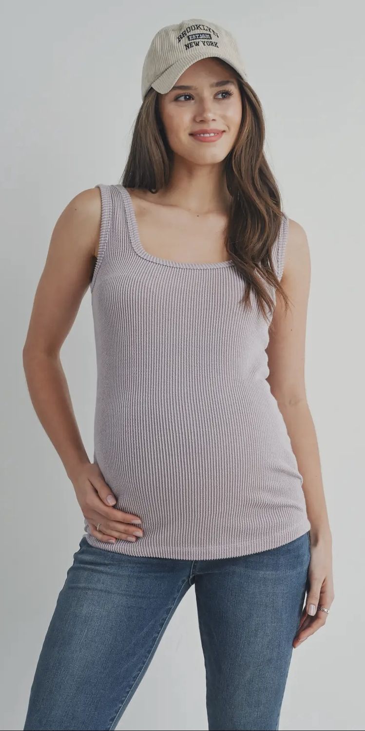 Pamela Tank Top, Color: Dusty Pink, Size: Small