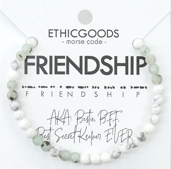 Friendship Morse Code Bracelet