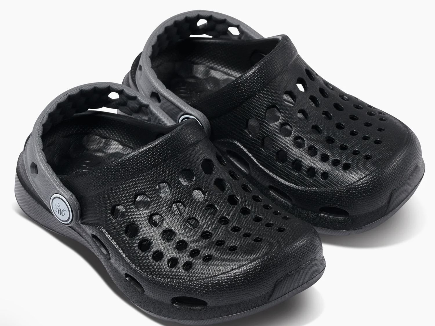 Boys Active Clog, Color: Black/Charcoal, Size: 4/5