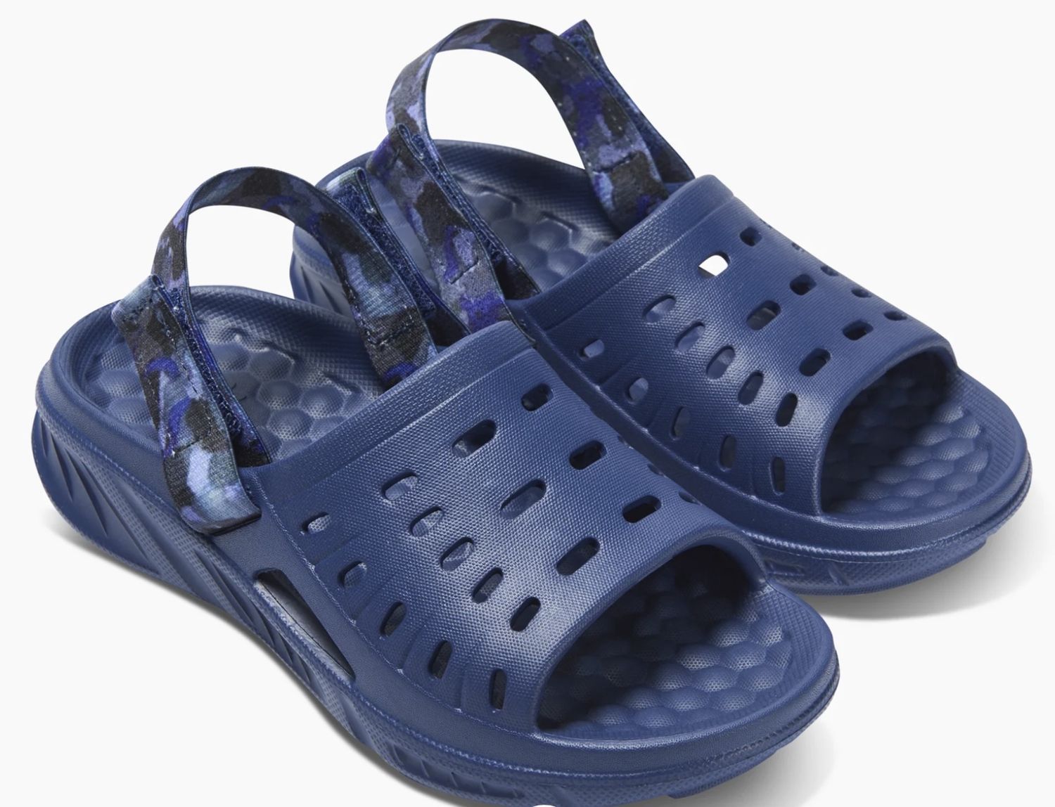 Kids Treking Slide, Color: Twilight Blue, Size: 4/5