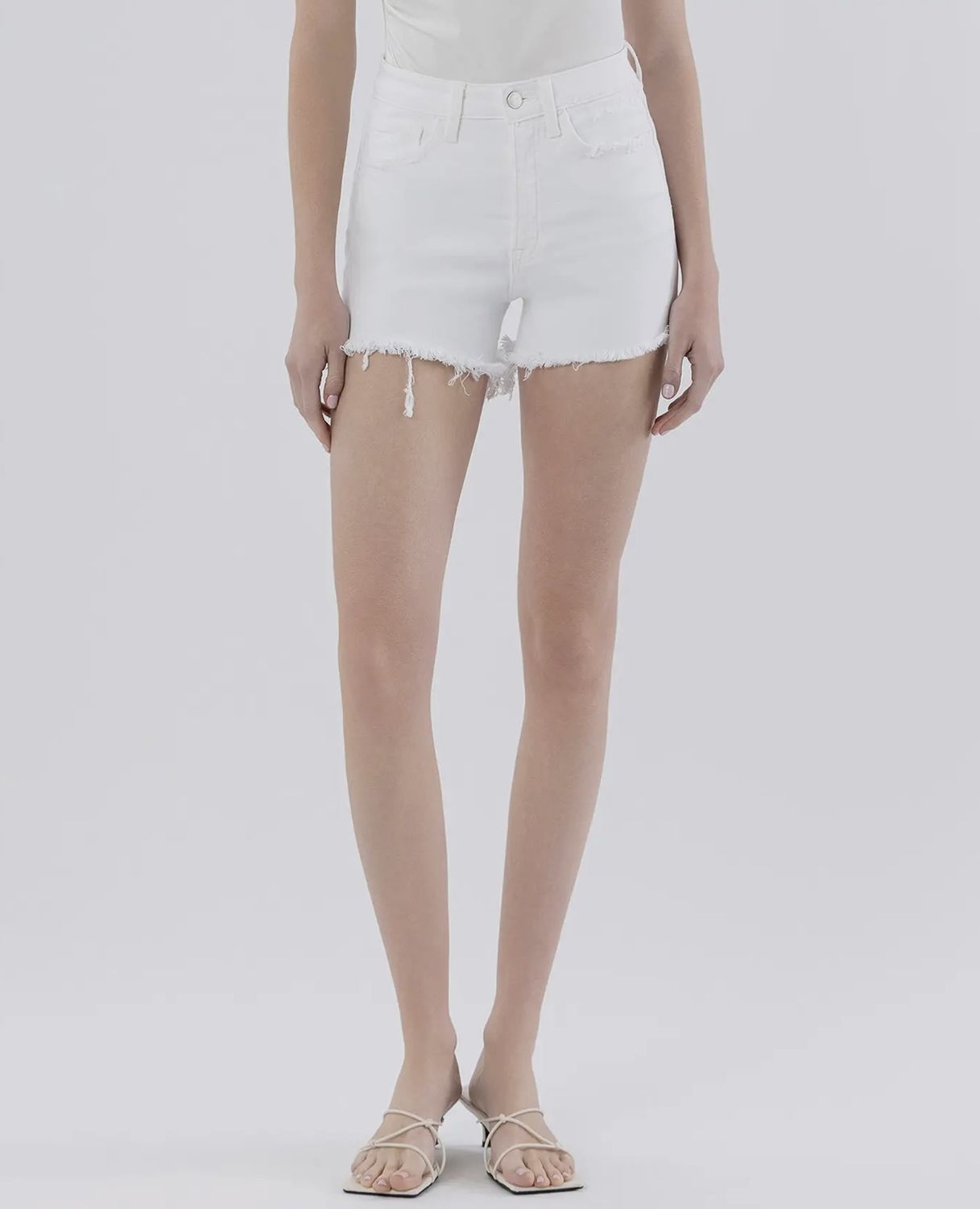 Optic White Shorts, Color: Optic White, Size: Small