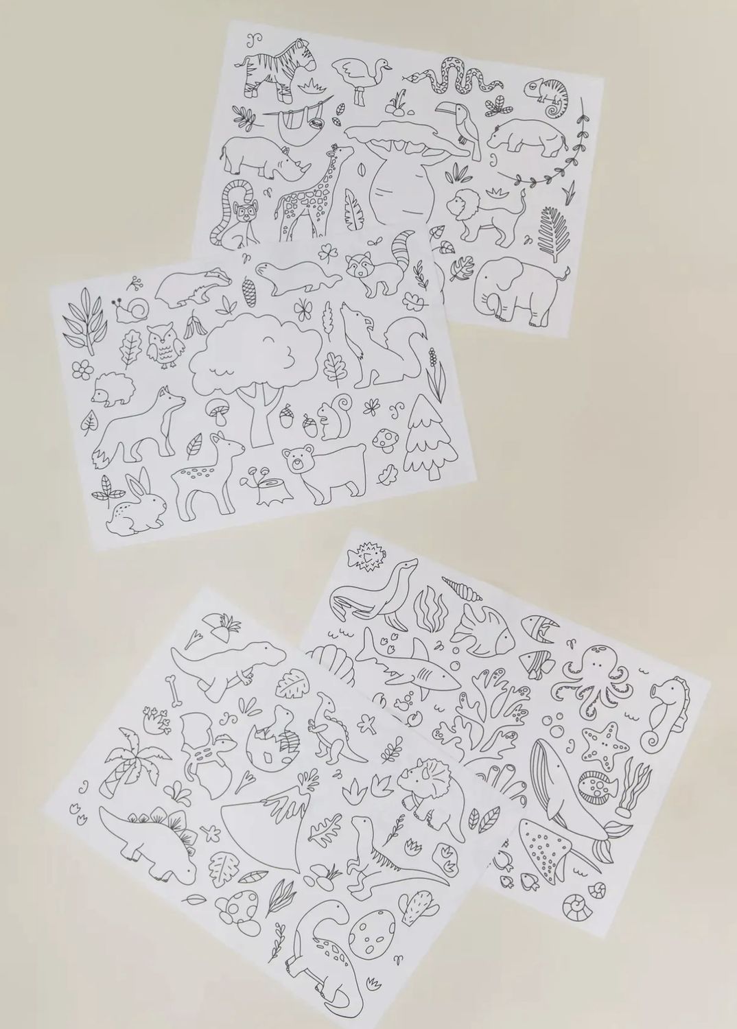 Silicone Washable Coloring Placemats