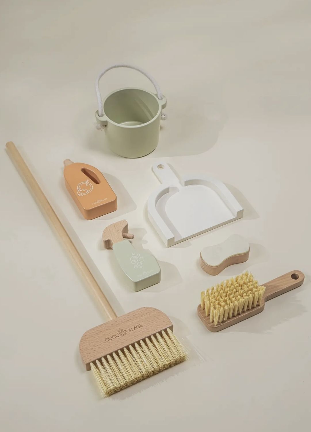 Wooden Cleaning Playset