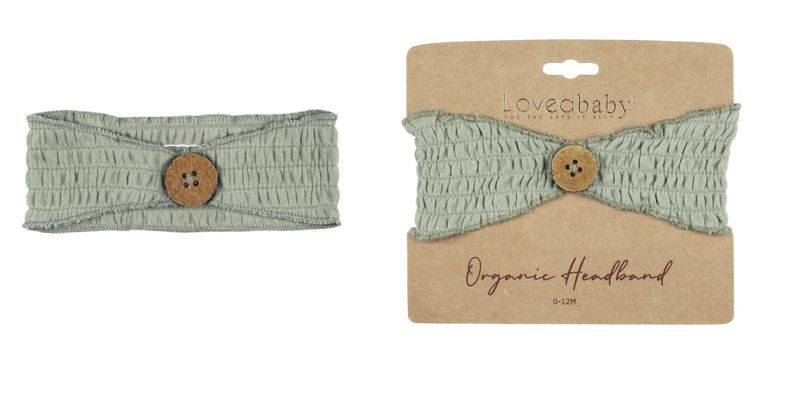 Button Headband - Seafoam