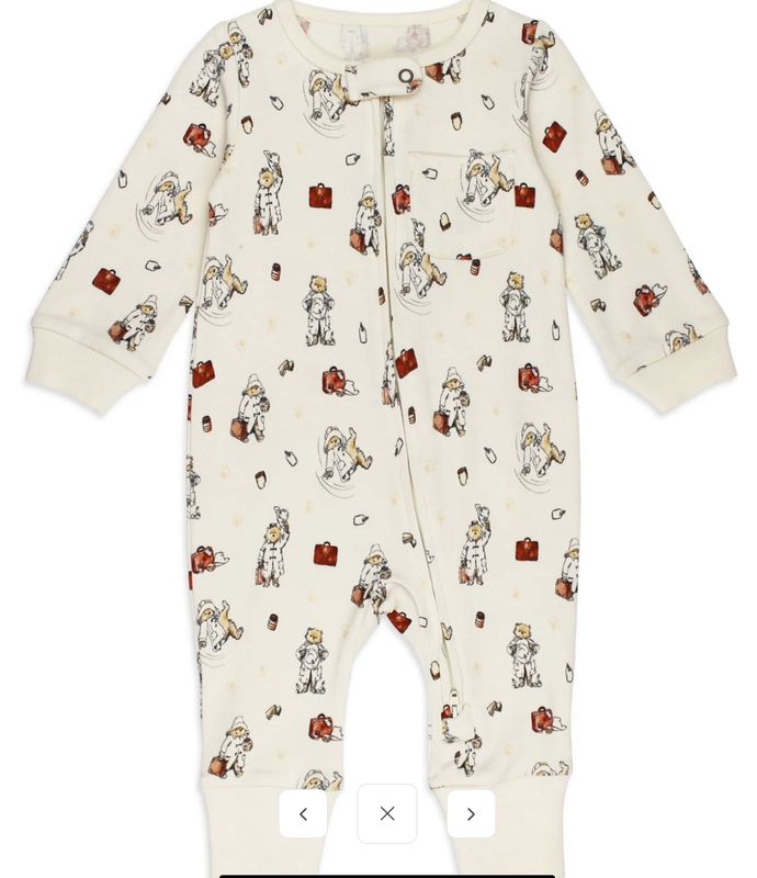 Footless 2-Way Zipper Romper - Adventure Paddington