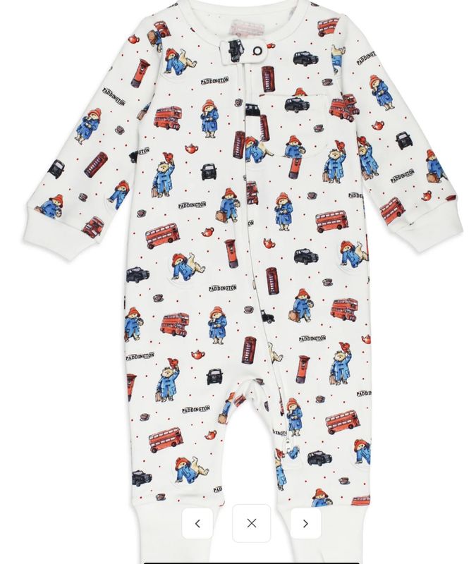Footless 2-Way Zipper Romper - London Paddington