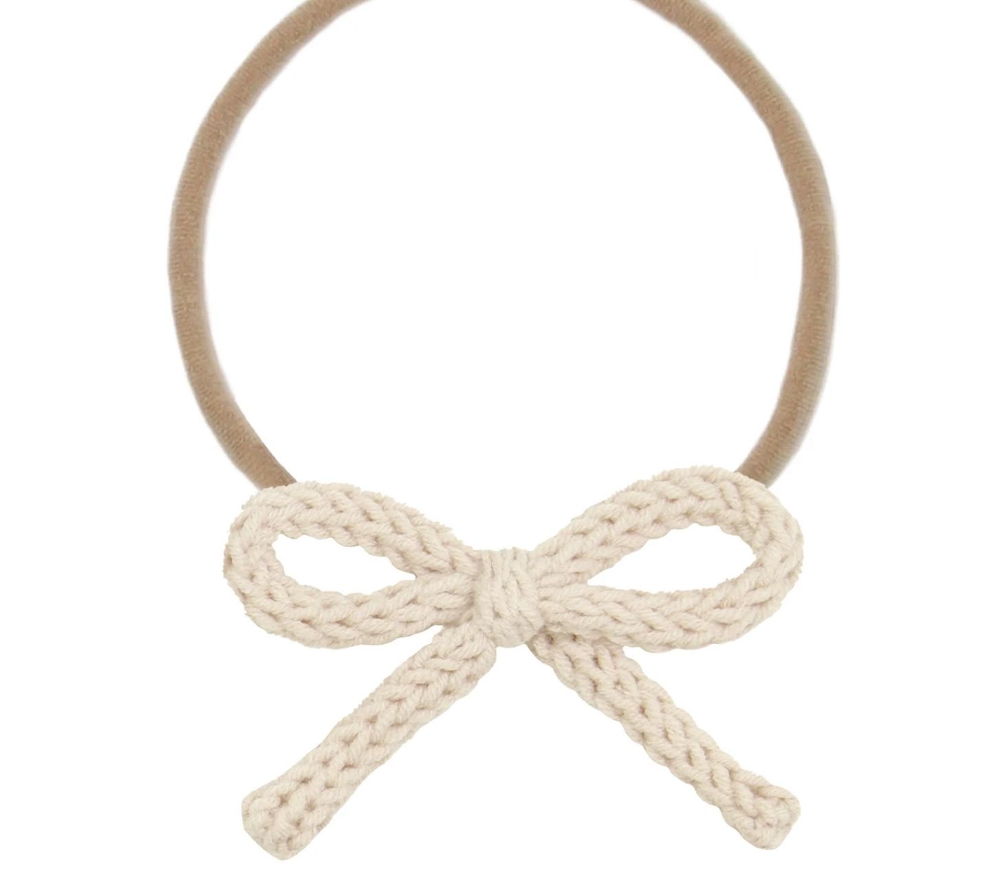 Crochet Bow Oat Headband