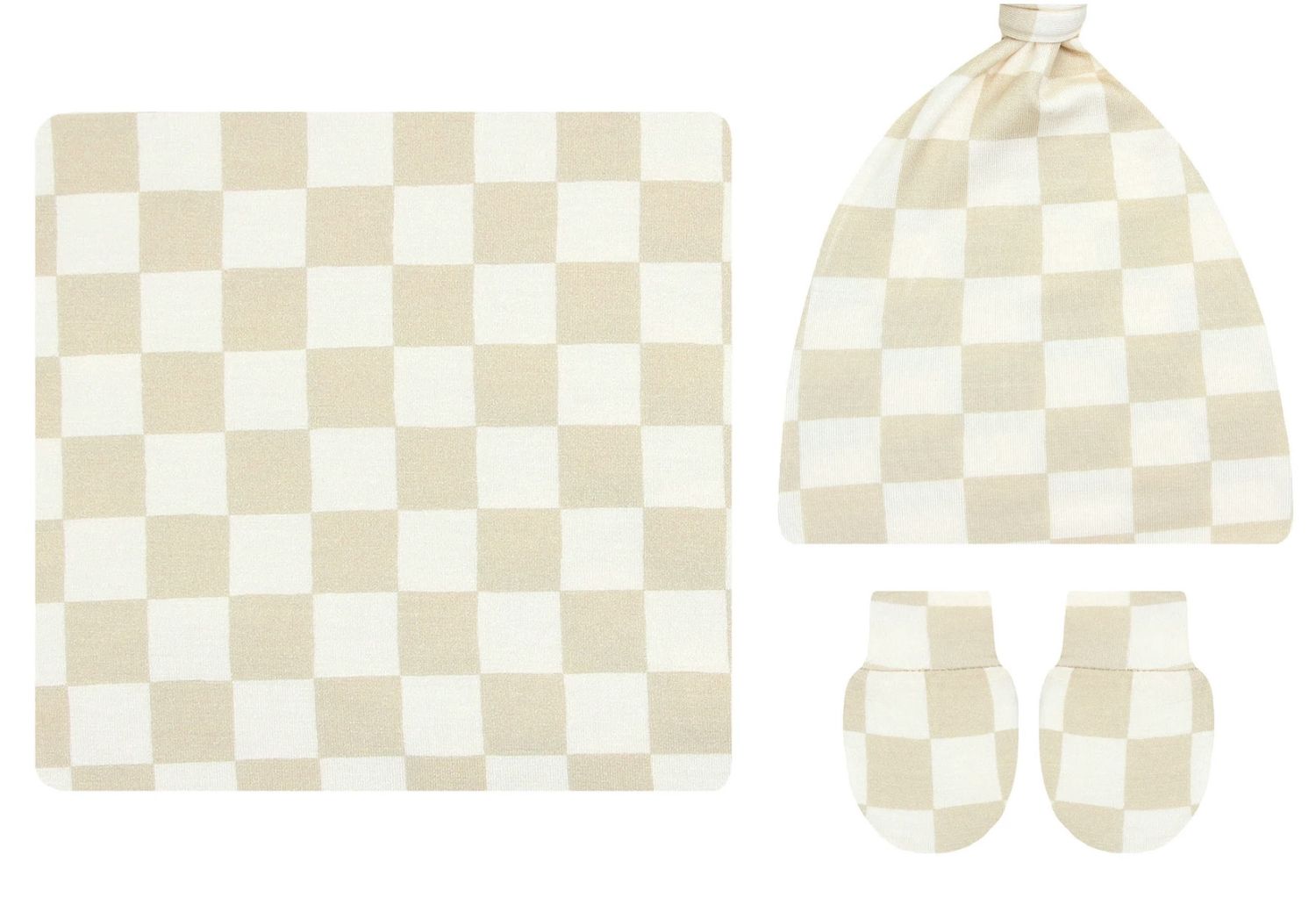 Newborn Hat Bundle - Austin, Color: Cream/Tan, Size: NB