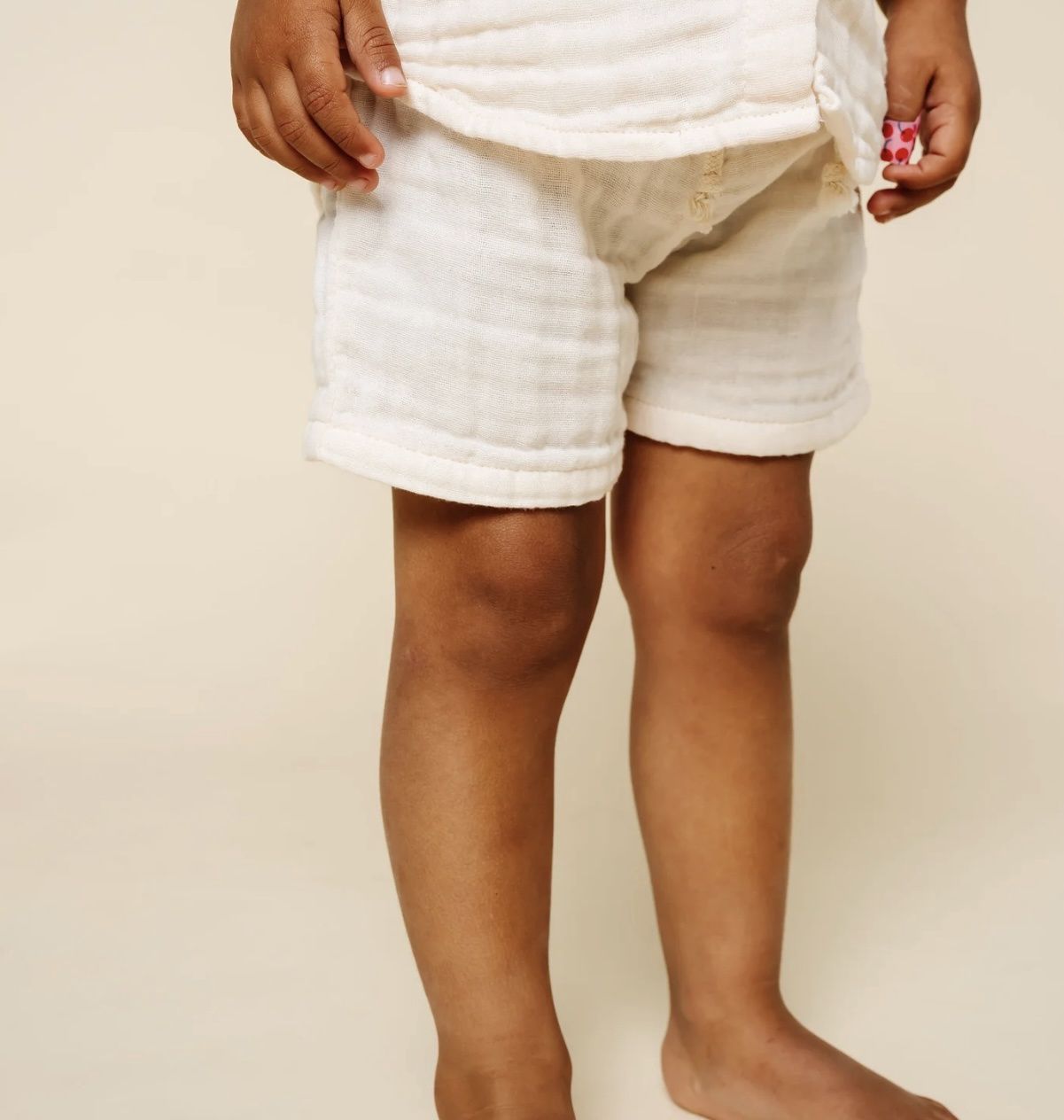 Tony Shorts, Color: Cream, Size: NB-3M