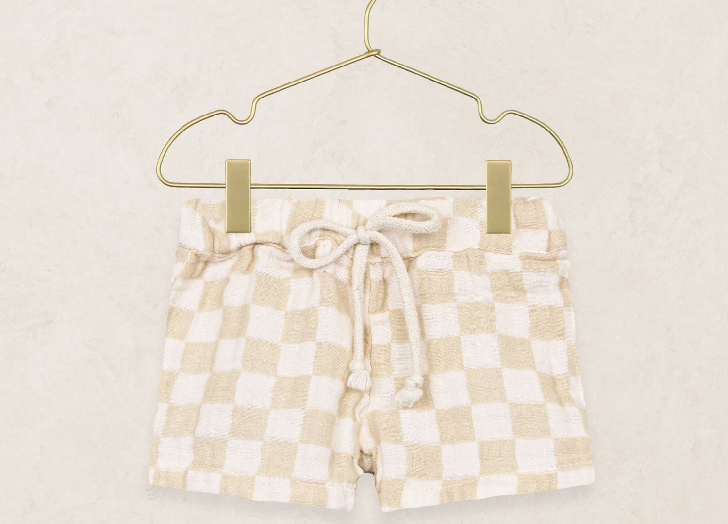 Austin Shorts, Color: Cream/Tan, Size: NB-3M