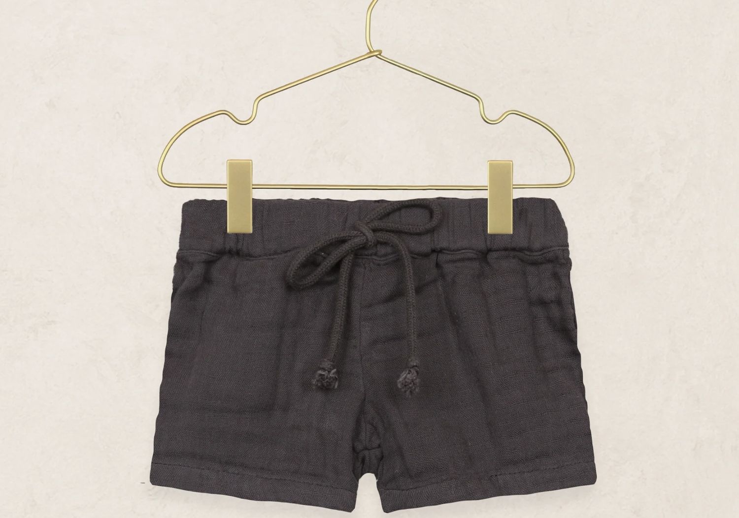 Teddy Shorts - Charcoal, Color: Charcoal, Size: NB-3M