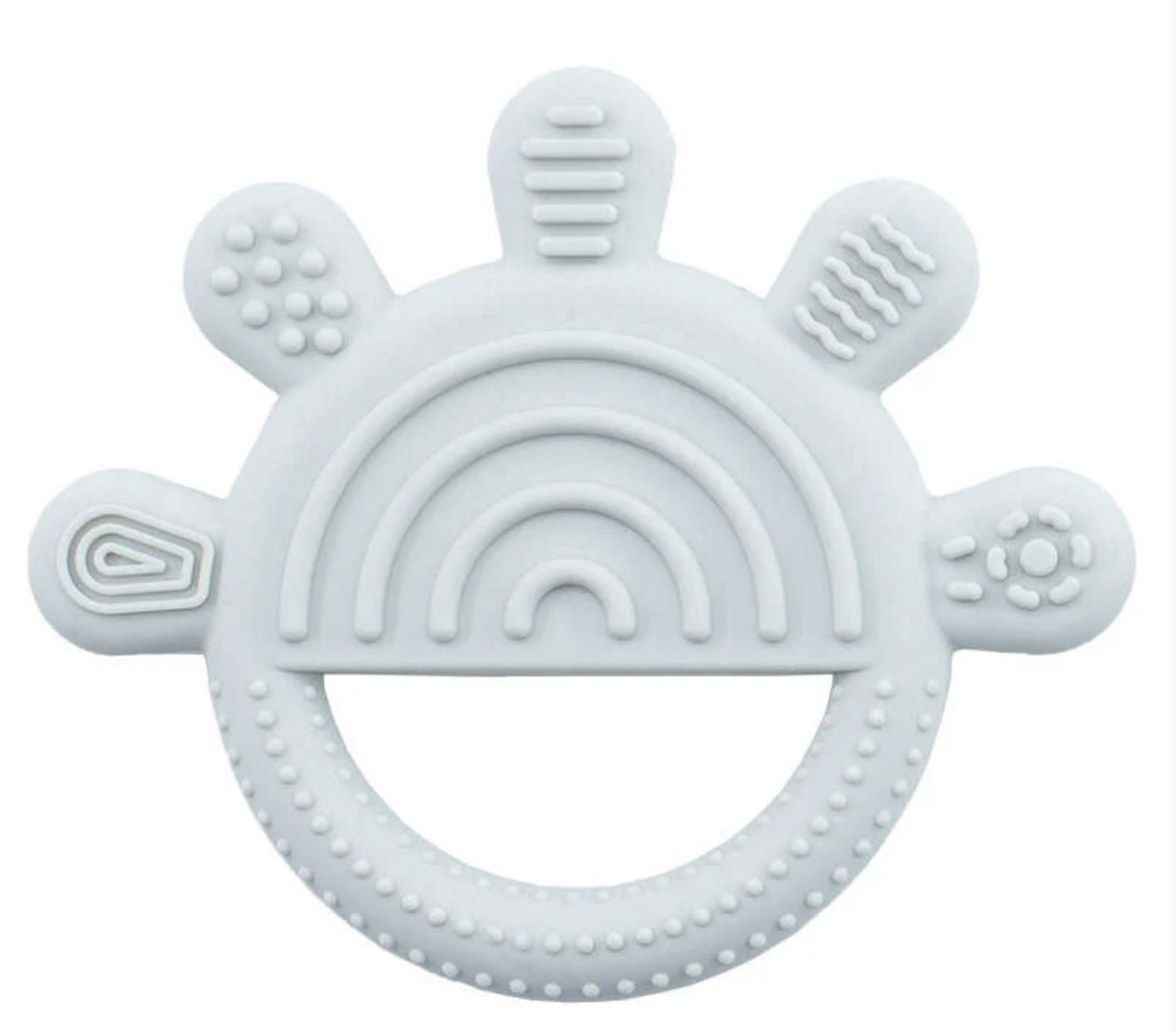 Sunflower Teether, Color: Gray