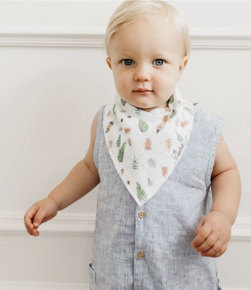 Baby Bandana Bibs - Peanut