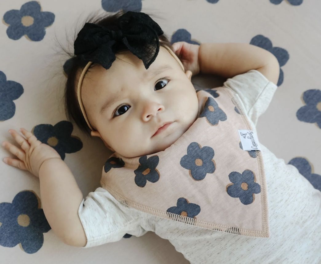 Baby Bandana Bibs - German In Tan