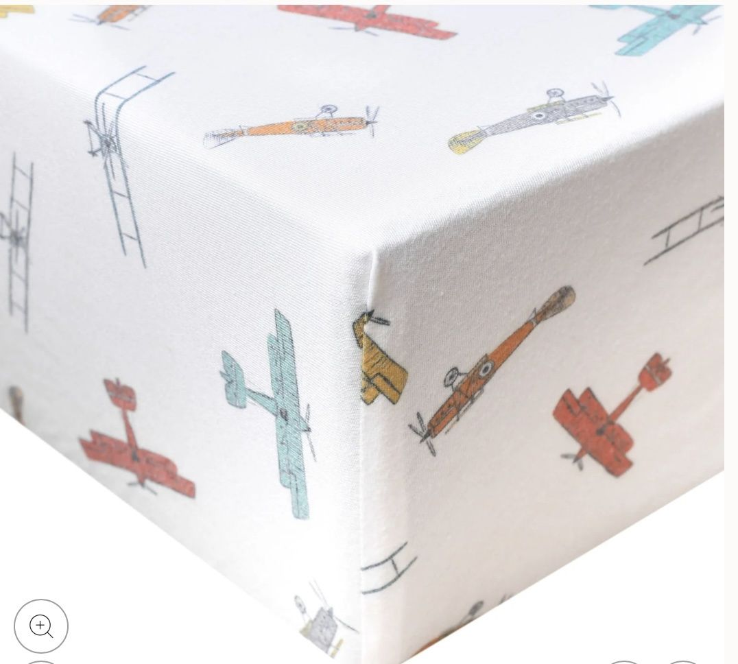 Premium Knit Fitted Crib Sheet - Ace, Color: Ace