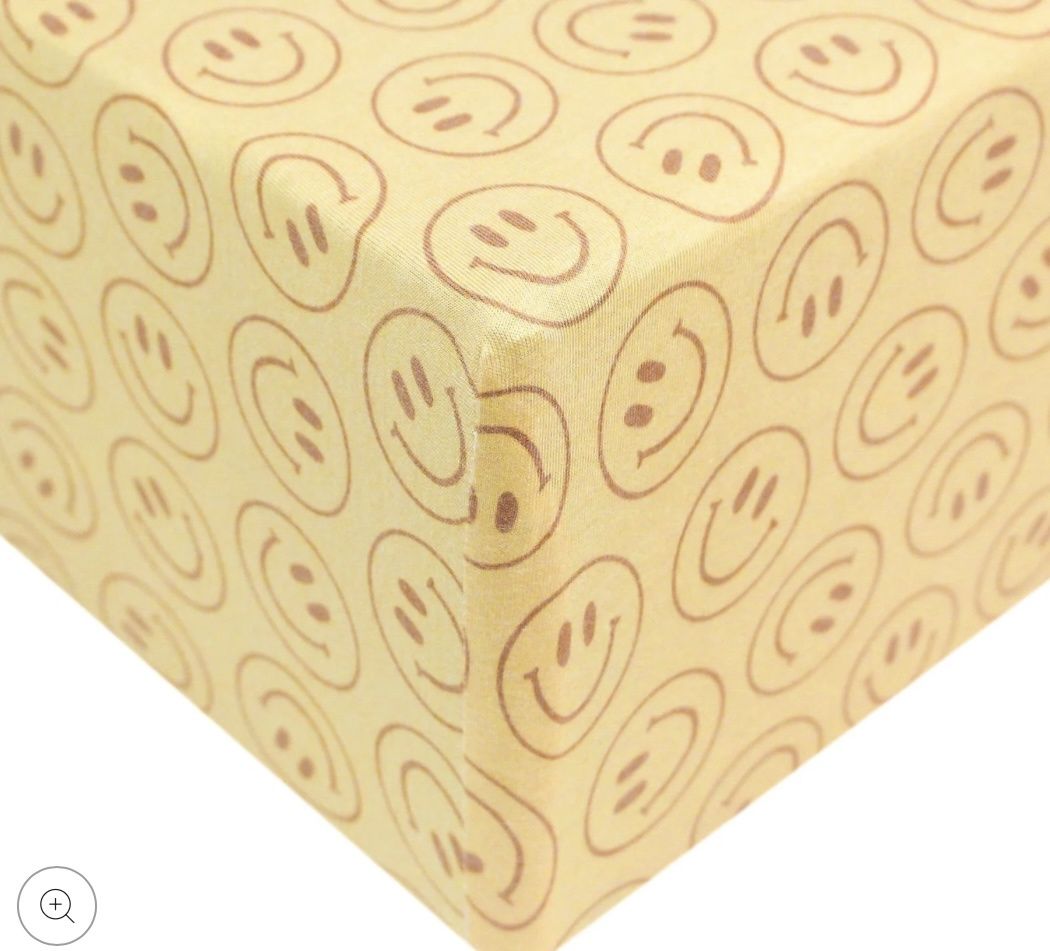 Premium Knit Fitted Crib Sheet - Vance, Color: Vance