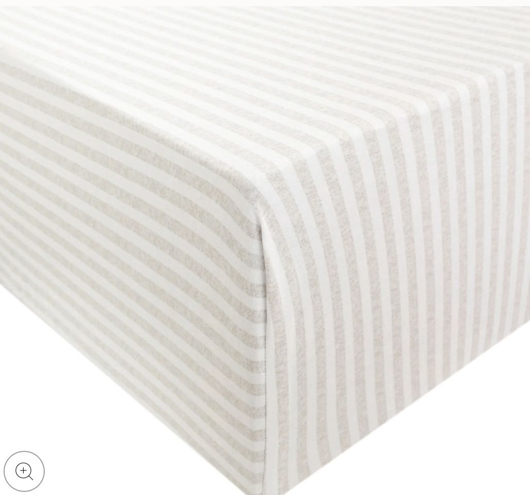 Premium Knit Fitted Crib Sheet - Coastal, Color: Coastal