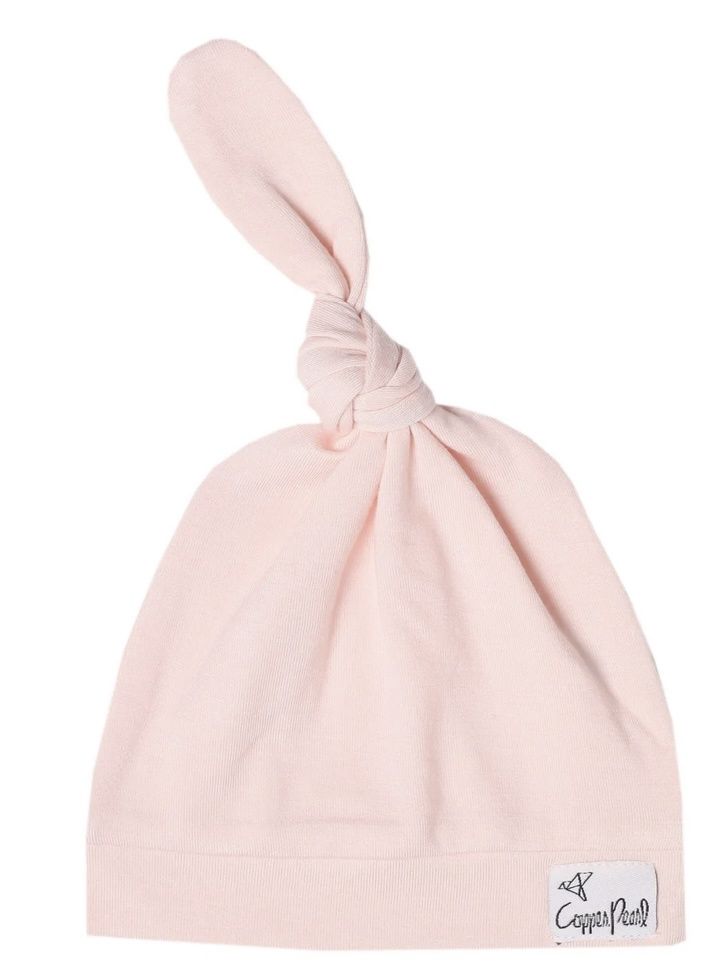 Top Knot Hat - Blush