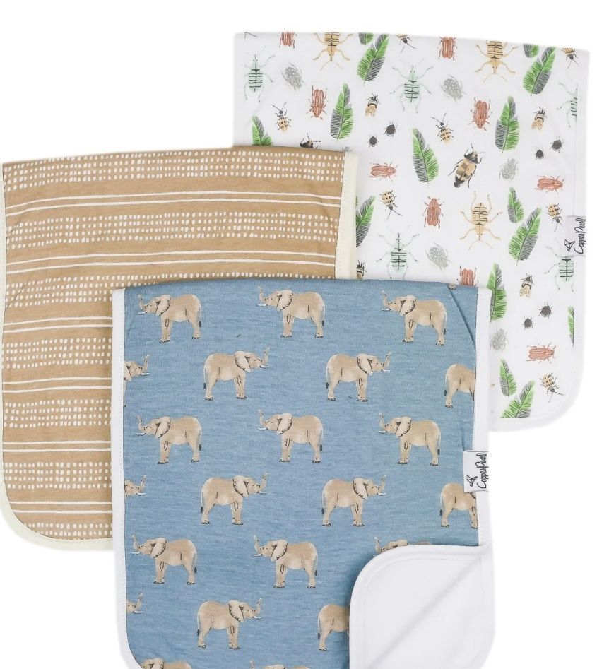 Burp Cloths - Peanut