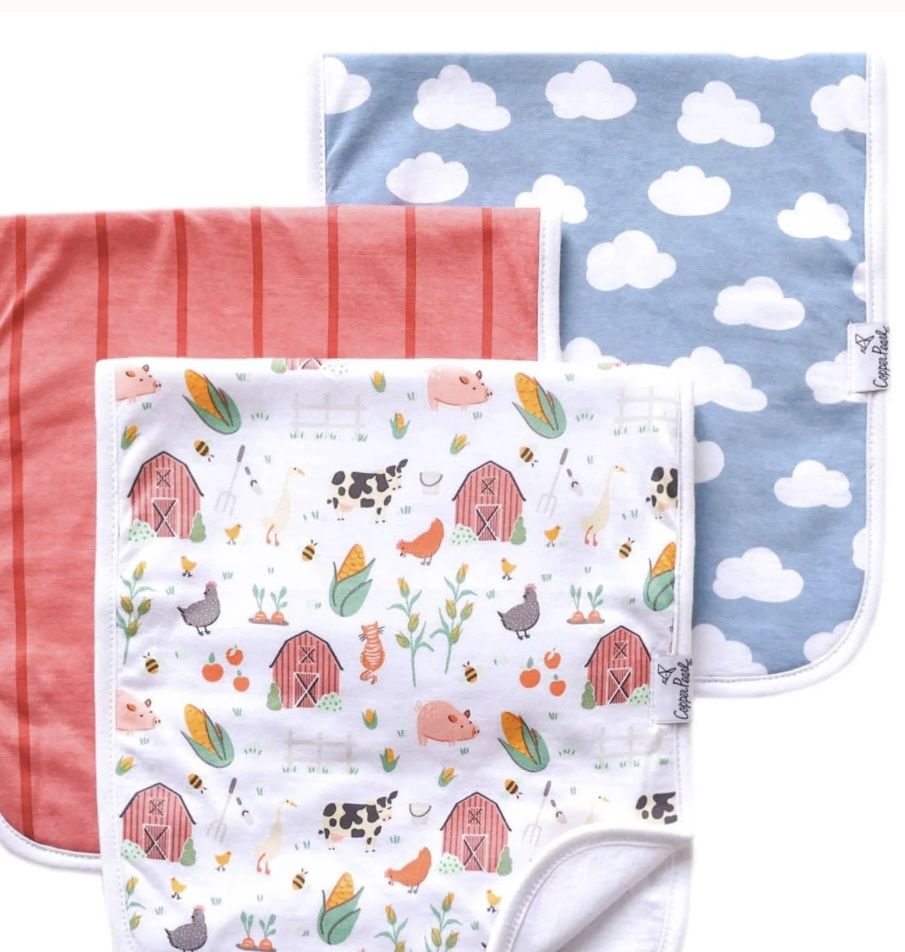 Burp Cloths - Farmstead