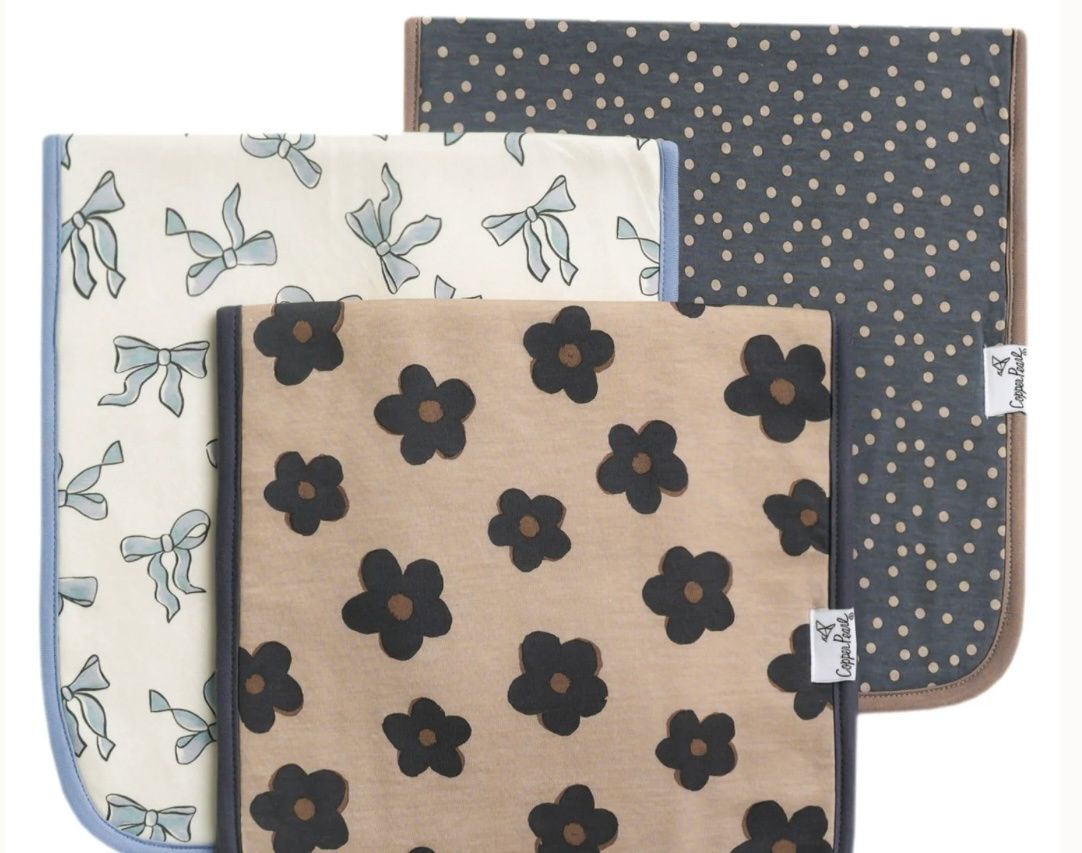 Burp Cloths - Gemma In Tan