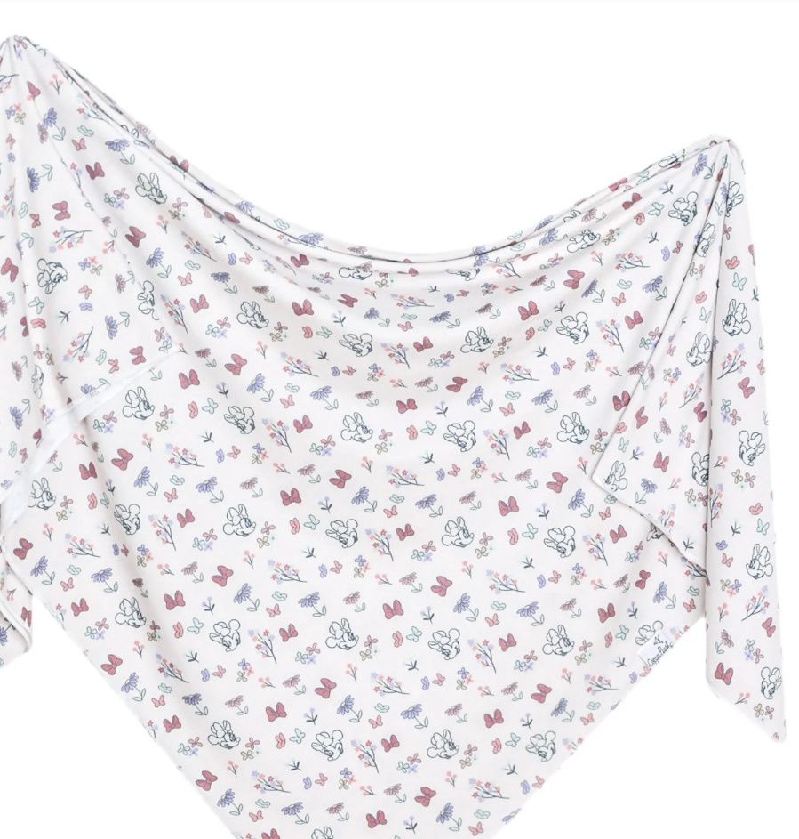Swaddle Blankets - Minnie Mouse Bowquet