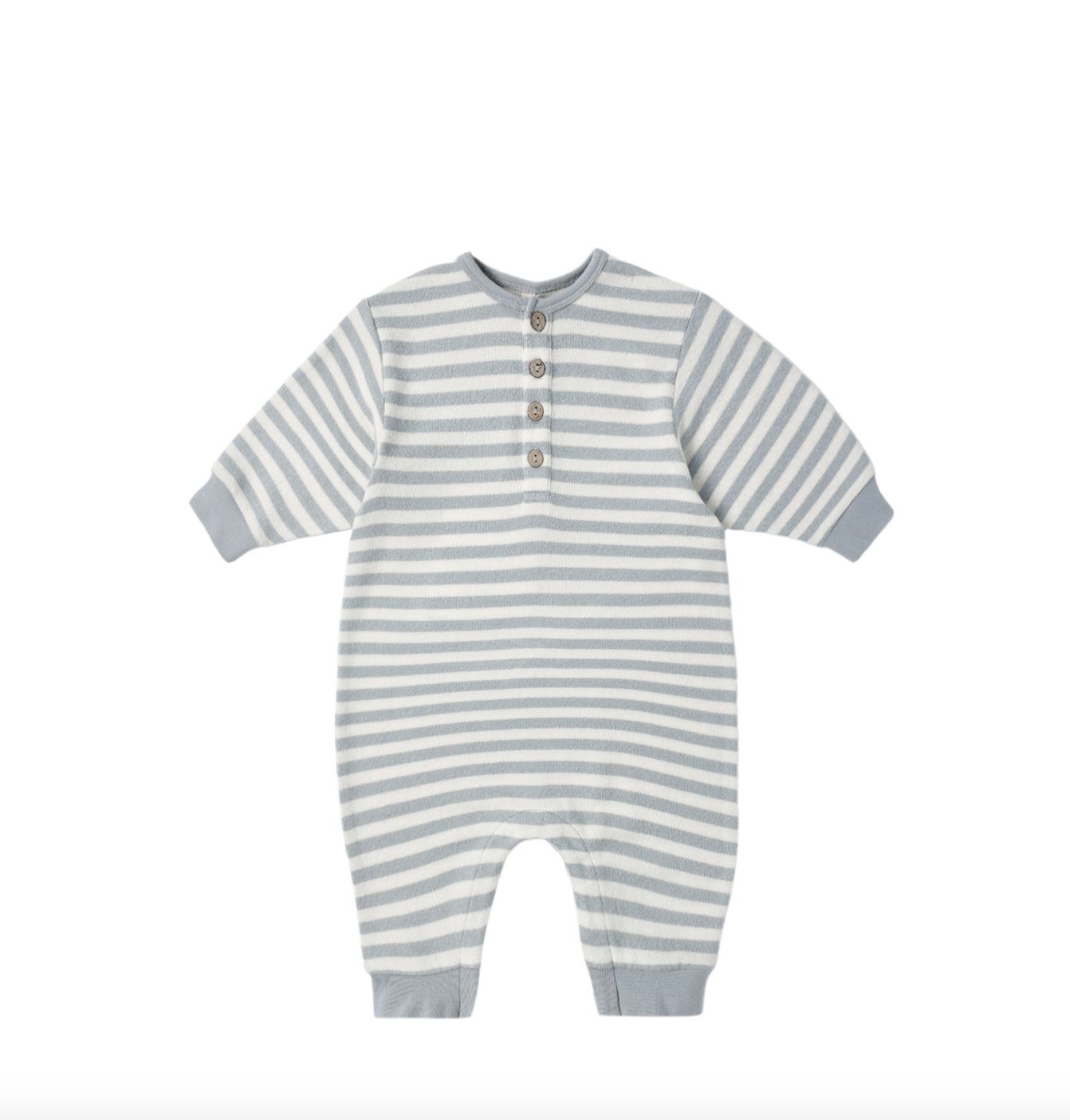 Stan Relaxed Jumpsuit, Color: Blue Stripe, Size: 0-3M