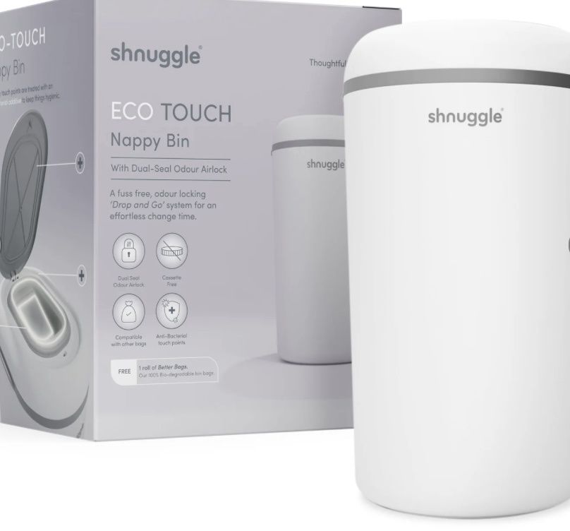 Shnuggle Eco-Touch Nappy Bin Diaper Pail