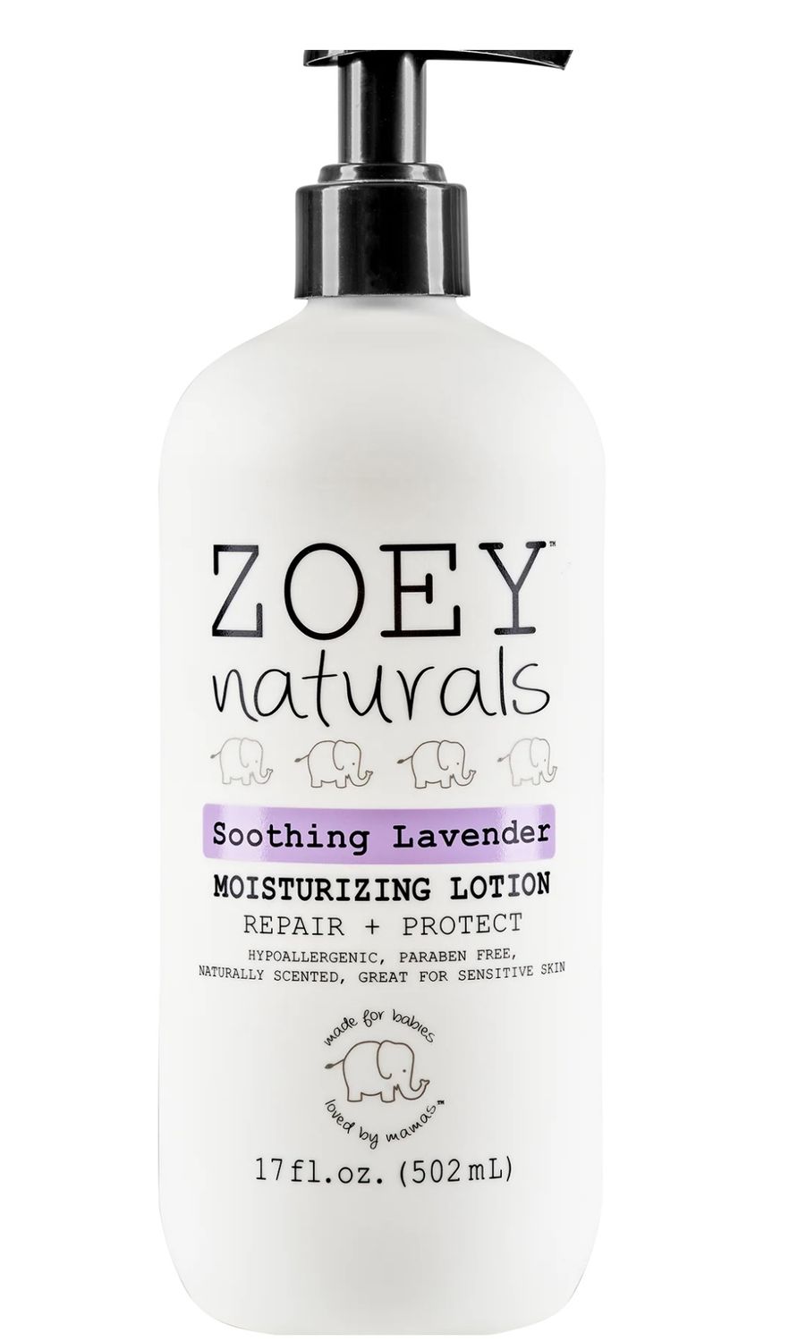 Zoey Natural Lavender Lotion