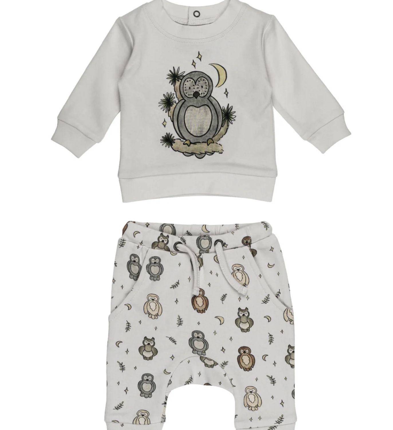 Desert Friends - Owl, Color: Tan, Size: 0-3M