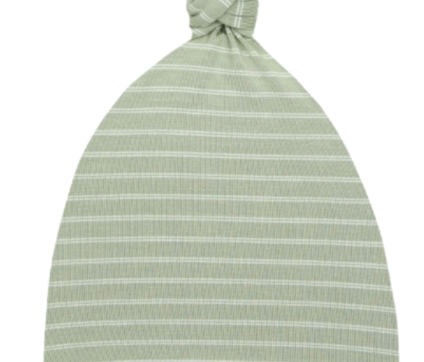 Carson Top Knot Hat, Color: Sage Striped