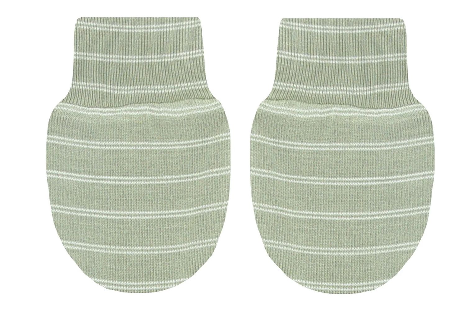 Carson No Scratch Mittens, Color: Sage/Striped