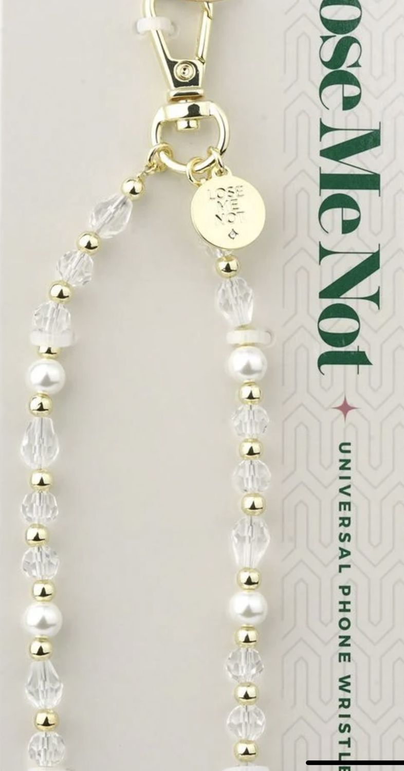 Phone Wristlet - Gold Pearl, Color: Gold Pearl