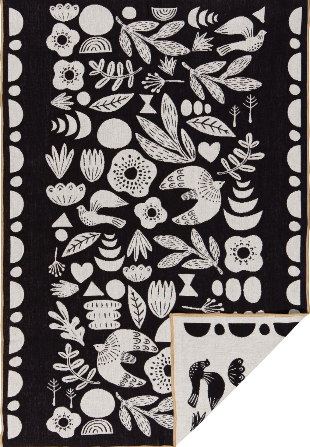 Double Cloth - Myth, Color: Black &amp; White