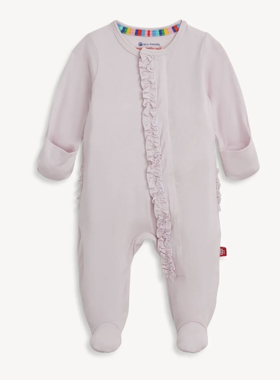Sophie Magnetic  Footie, Color: Grape Ice, Size: NB