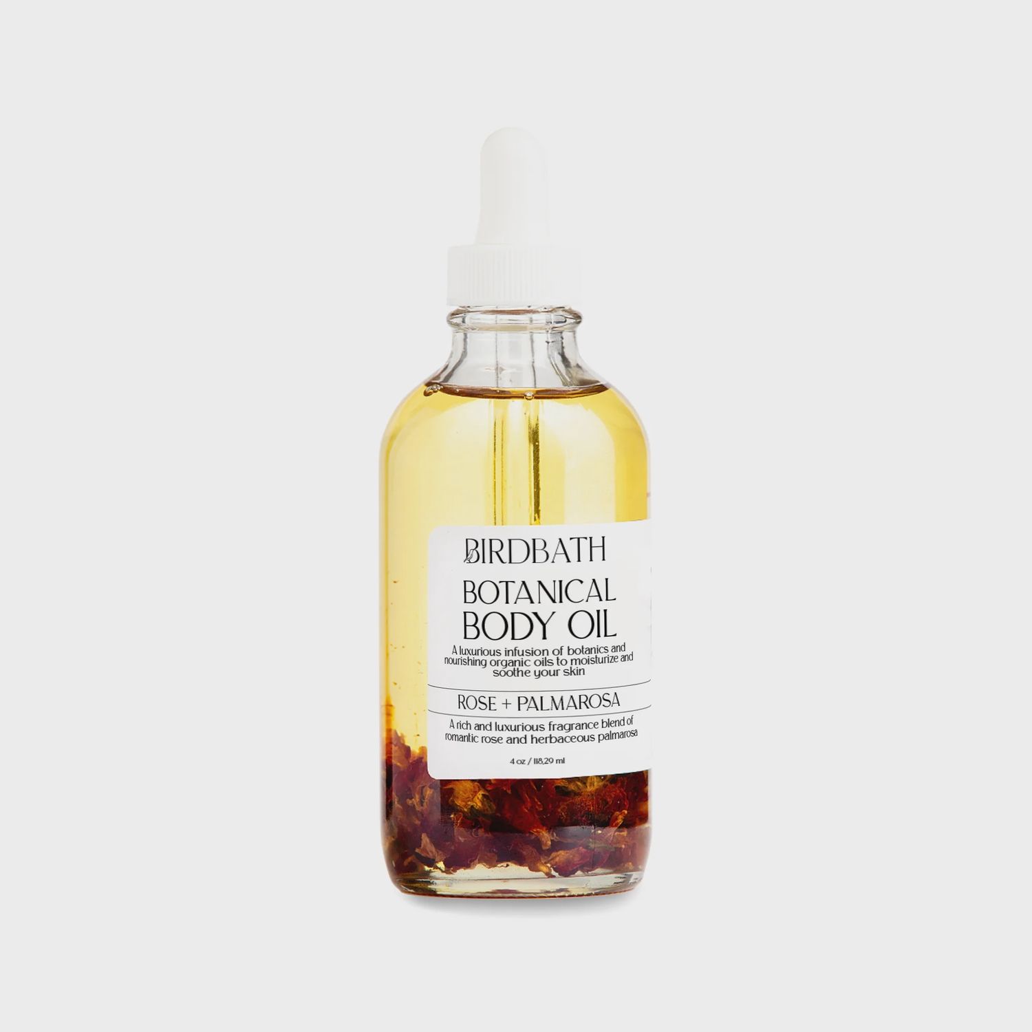 Botanical Body Oil- Rose &amp; Palmarosa