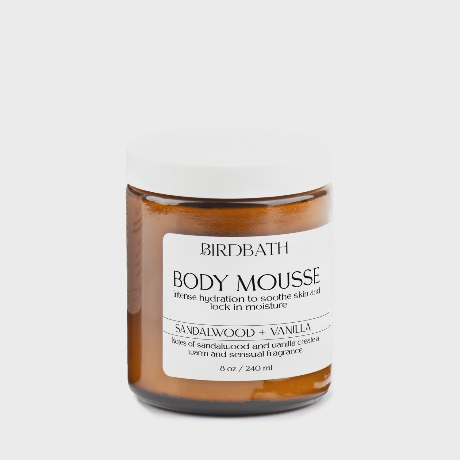 Body Mousse- Sandalwood/Vanilla