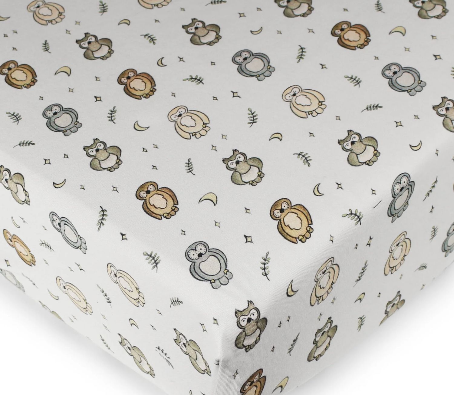 Desert Friends Crib Sheets - Owl Hoo, Theme: Owl Hoo