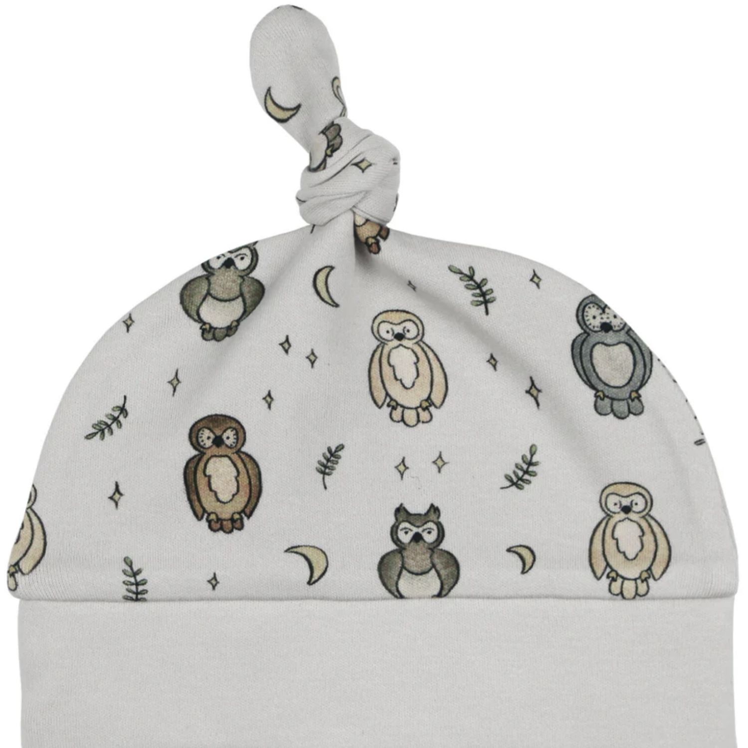 Desert Friends Knotted Hat - Owl Hoo, Size: NB, Theme: Owl Hoo