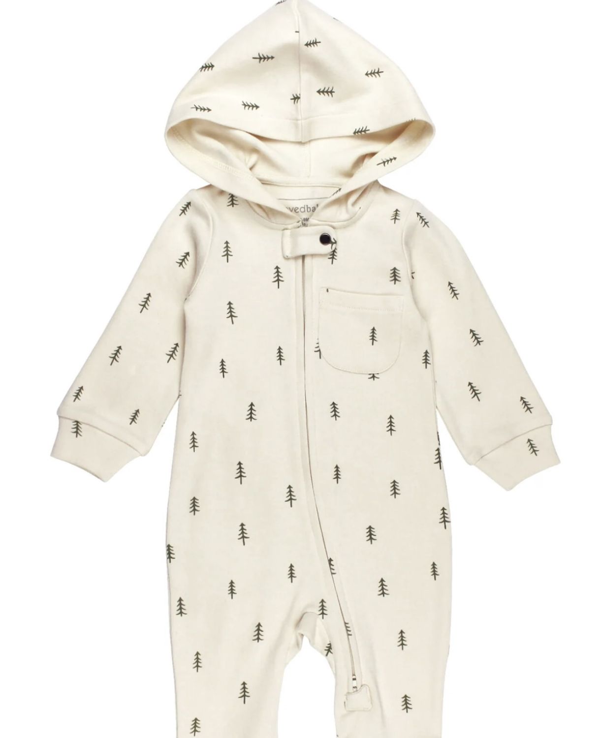 Pine &amp; Peak Romper - Buttercream Tree, Color: Buttercream, Size: 6-9M