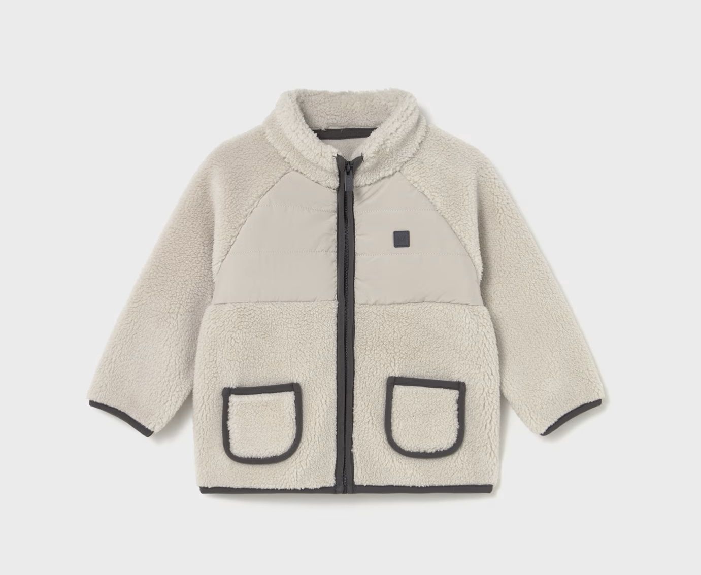 Frankie Sherpa Sweatshirt, Color: Cream, Size: 6M