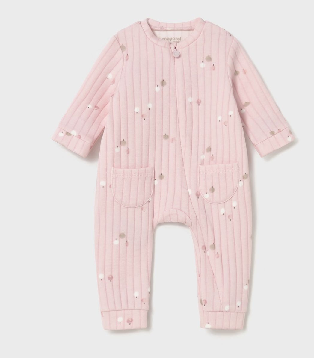 Pink Newborn One Piece, Color: Pink, Size: 0-0M