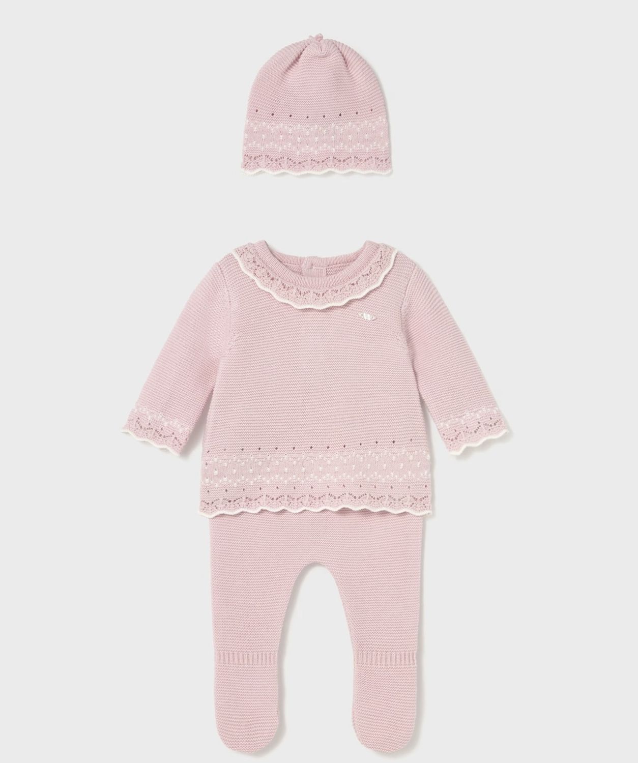 Cozy Leg Warmer &amp; Hat Set, Color: Pink, Size: 1-2M