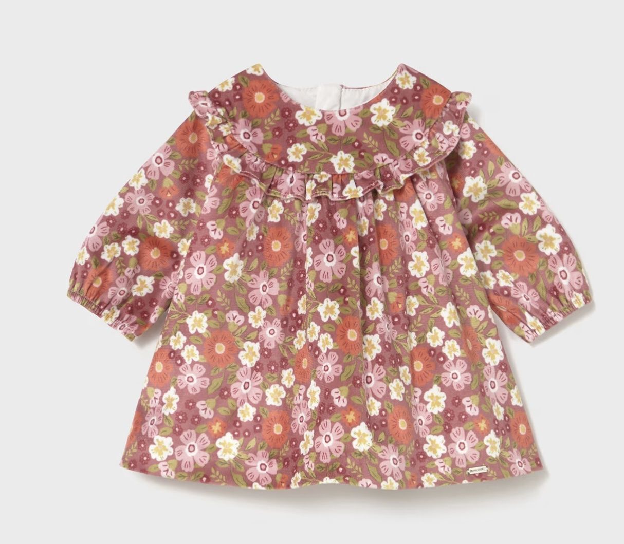 Hailey Velour Dress - Blush, Color: Blush, Size: 1-2M