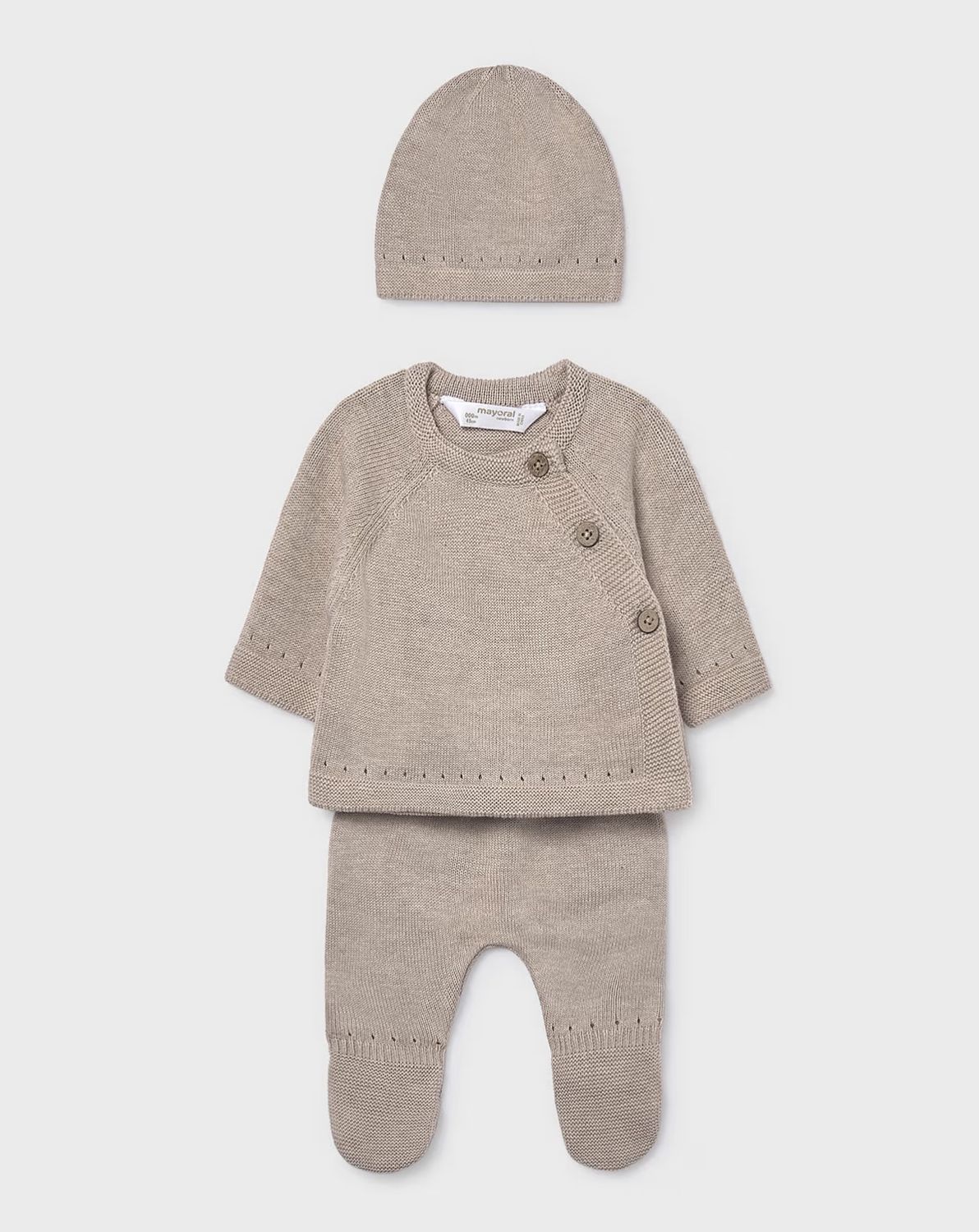 Tricot Gift Set, Color: Tan, Size: 000(18” HT)