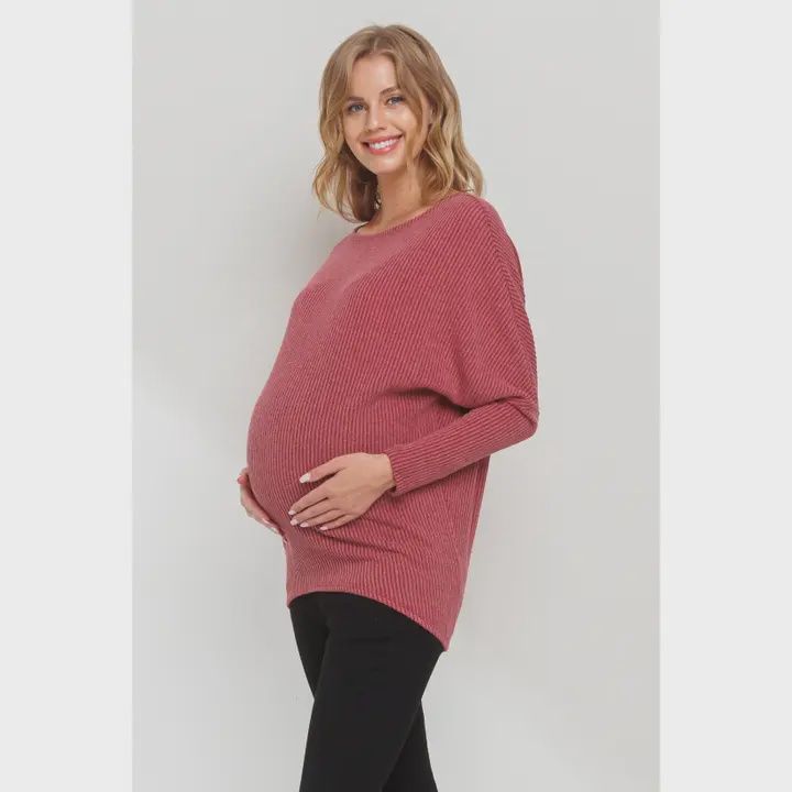 Sheri Ripped Boat Neck Knit Top