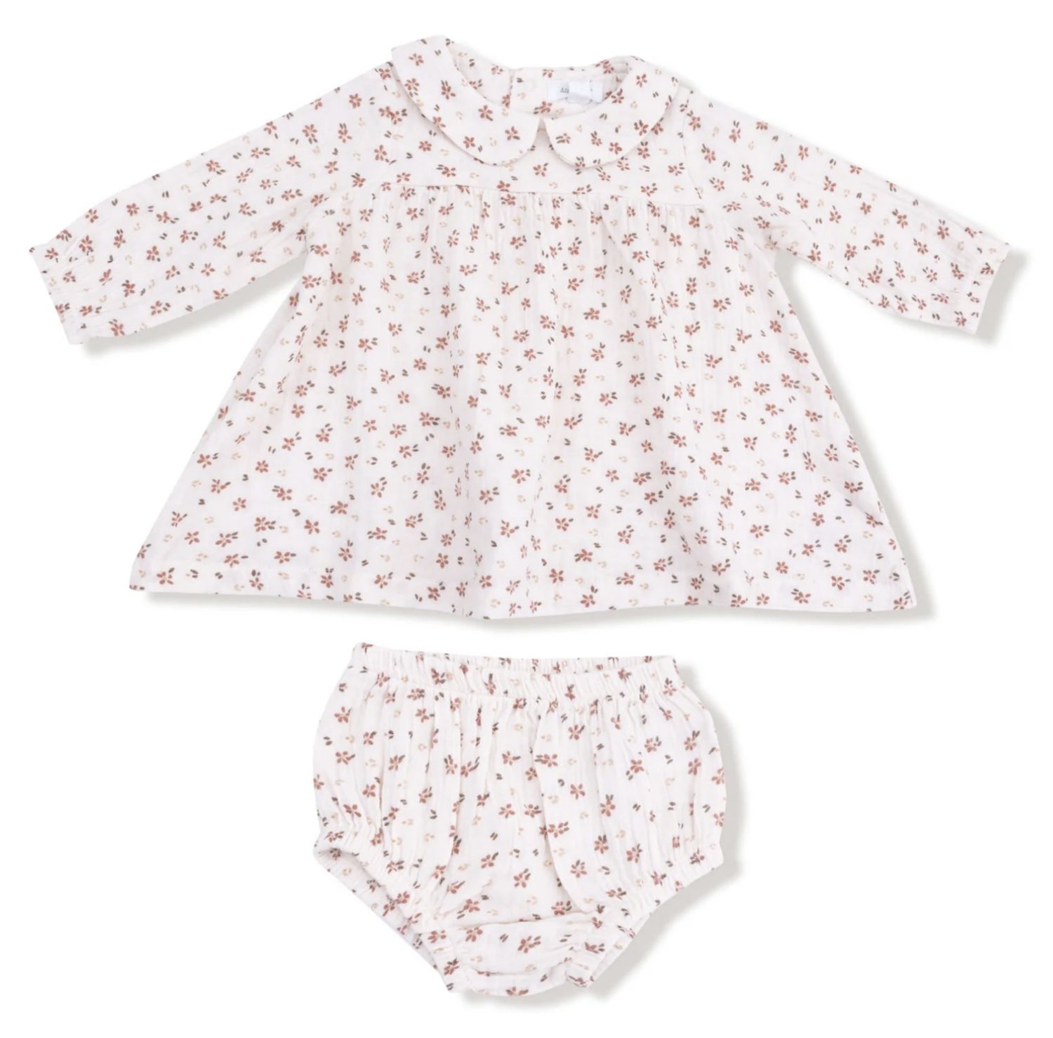 Peter Pan Collar Dress, Color: Carrie Floral, Size: 3-6M