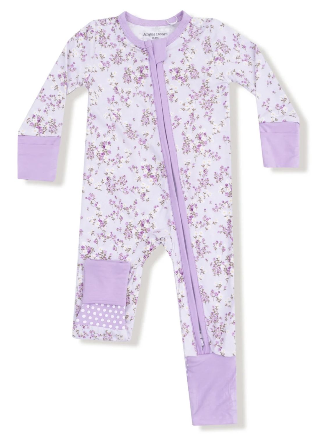 2-Way Zipper Romper - Sweet Dreams, Color: Sweet Dreams, Size: 0-3M